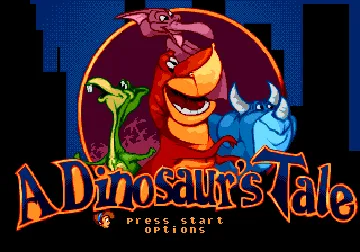 Dinosaur's Tale, A (USA) screen shot title